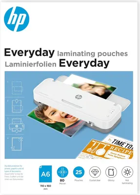Image de HP Laminierfolien Everyday A6 80 Micron 25x - A6