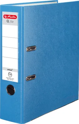 Produktbild von Herlitz-Ordner A4/80 mm Blau Aqua