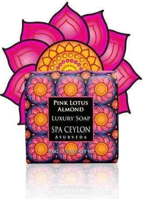 Zdjęcie produktu dla Naturalne kremowe mydło PINK LOTUS ALMOND