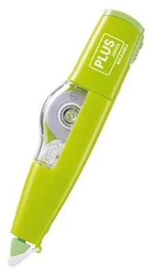 Image de PLUS JAPAN Rouleau correcteur réutilisable "MR" 4,2 mm x 6 m vert