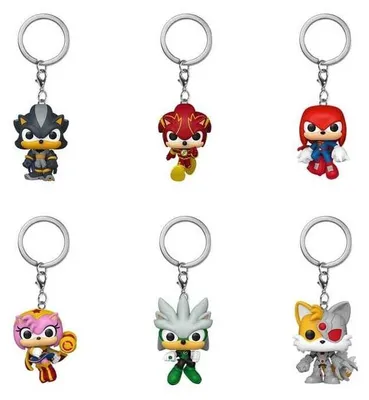 Produktbild von Sonic the Hedgehog POP! Vinyl Schlüsselanhänger 4 cm Display (12)