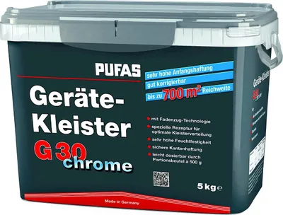 Produktbild von Pufas Gerätekleister G30 chrome 5kg 20703000