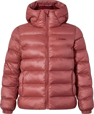 Rosa synthetisch isolierte Jacke von Berghaus mit Kapuze und durchgehendem Reißverschluss