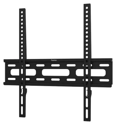 A black TV wall mount is shown against a white background.