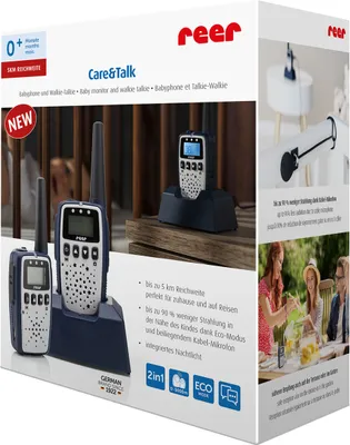 Zdjęcie produktu dla reer Care&Talk, 5000 m, Niebieski, Biały, Bateria, Bateria, Litowo-jonowa (Li-Ion), Micro-USB
