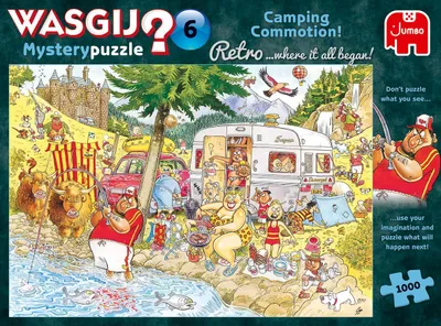Produktbild von Jumbo Wasgij Retro Mystery 6 – 1000 Stück