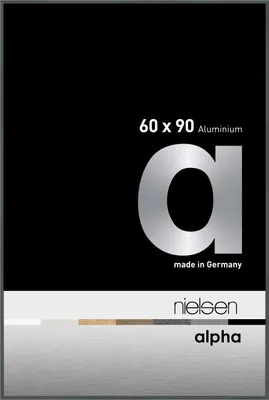 Produktbild von nielsen Aluminium Bilderrahmen Alpha, 60x90 cm, Platin