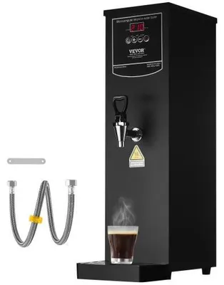 Produktbild von VEVOR Gewerblicher Heißwasserspender 15 L, 1,5 kW Wasserkocher Elektrisch mit Heizrohr aus Edelstahl 316, Stufenweise Schnellaufheizung 50 L/h Heißwasserbereiter für Cafés Teestuben Restaurants Büros