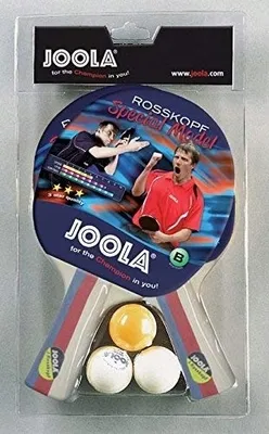 Obrázok produktu pre Súprava na stolný tenis JOOLA Rossi - 2 pálky na stolný tenis + 3 loptičky na stolný tenis