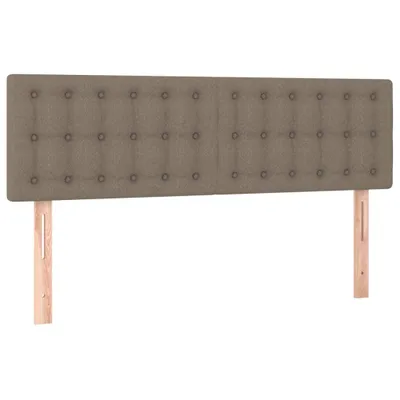 Produktbild von vidaXL Kopfteile Taupe 144x5x78/88 cm Stoff