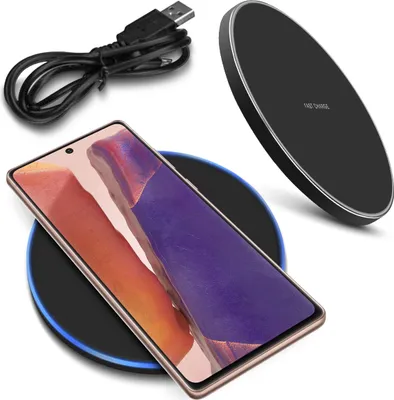 Produktbild von Schnell Ladegerät für Samsung Galaxy Note 20 Ultra QI Wireless Lade Charger 10W