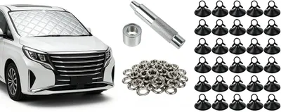 Productafbeelding van Set isolatiematten voor zelfmontage, universele raamfolie voor auto's