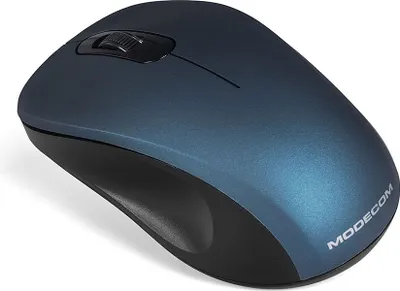 Zdjęcie produktu dla Mysz bezprzewodowa Modecom MC-WM10S SILENT optyczna niebieska