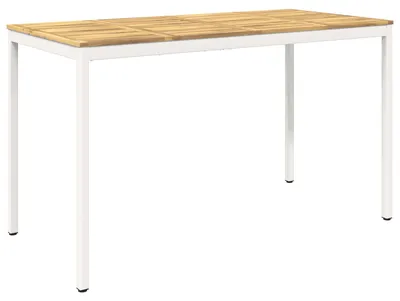 Obrázek produktu pro Venkovní stůl NAARDEN, bílá barva, rozměry 180 x 88,5 x 105 cm
