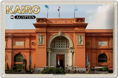 Produktbild von Blechschild Reise 30x20cm Kairo Ägypten Ägyptisches Museum