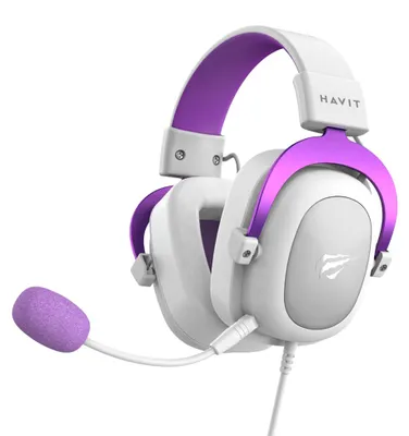 Obrázok produktu pre Havit H2002d, Kábel, Hranie, 20 - 20000 Hz, Slúchadlá, Purpurová, Biela
