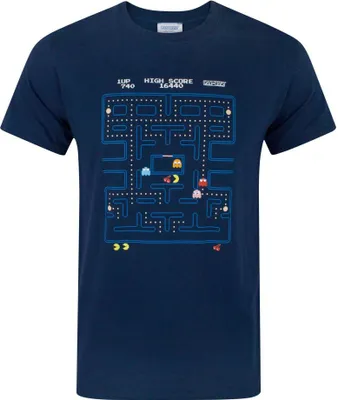 Obrázek produktu pro Pánské tričko Pacman Classic Game Scene NS4119 (S) (modré)