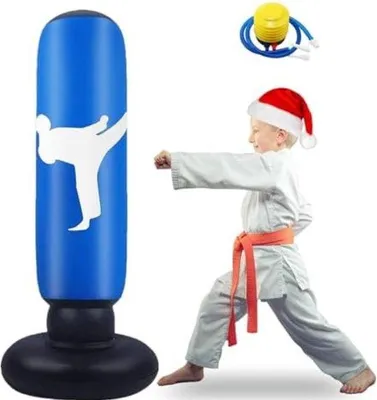 Produktbild von Famanu Aufblasbare Boxsack - Stehender Boxsack für Kinder