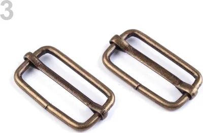 Produktbild von Regulator Verkürzer Gurtschieber,altmessing, für 25mm Gurte