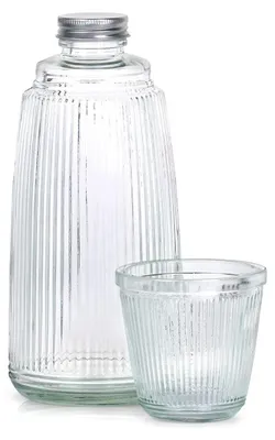 Produktbild von Set Karaffe Glas für Getränke Wasser Limonade Saft für Getränke