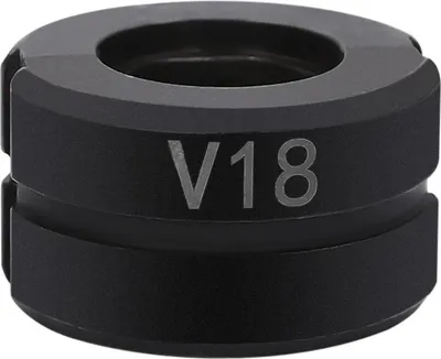 Obrázok produktu pre Lisovacie čeľuste z ocele CR45 - Sada V15/18/22/28 mm - Na medené rúry - 4-dielne - Pre hydraulický lis - Čierne