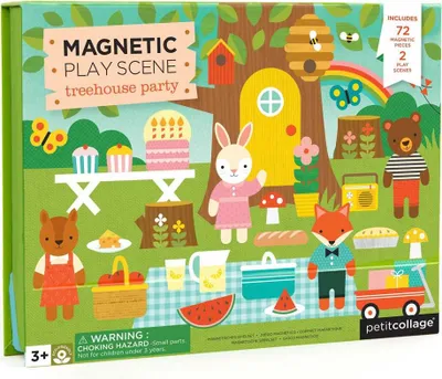 Zdjęcie produktu dla Wild & Wolf "Magnetic Play Scene Treehouse - Gioco magnetico ""Casa sull'albero""", 3 lat(a)