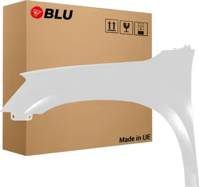 Immagine prodotto di BLU Parafango compatibile con Skoda Yeti 5L LIFT LF9E Sinistra Weiss CandyWeiss | 2013-2017 | Anteriore | Verniciato | Pronto per il montaggio | Acciaio
