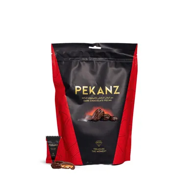 Zdjęcie produktu dla Pekanz Orzechy Pekan w Gorzkiej Czekoladzie 200 g