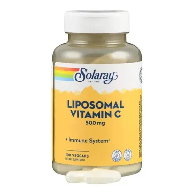Obrázok produktu pre Lipozomálny vitamín C 500 mg Solaray Capsules 100 kapsúl