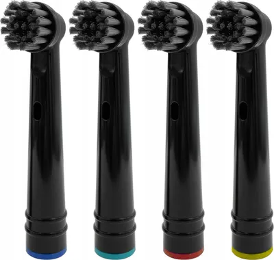 Produktbild von Oral-B Aufsteckbürsten Precision Clean Schwarz Aktivkohle 4 Stück Zahnbürste