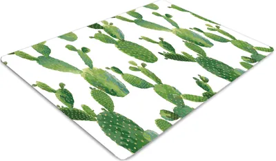 Produktbild von Stuhlunterlage Bürostuhlunterlage 120 cm x 90 cm Bodenmatte Bürostuhlunterlage - Kakteen