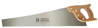 Produktbild von Spear & Jackson 9515K Handsäge 610 mm (24"), 7 TPI Universalschliff, nachschärfbare Kohlenstoffstahlklinge, Holzgriff