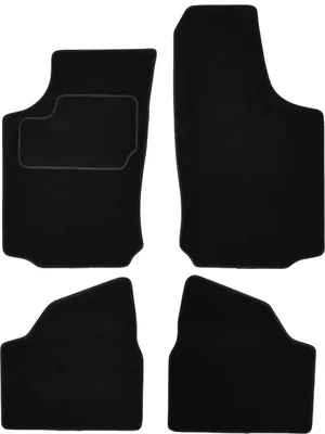 Produktbild von CUSTOPOL Fußmatten Set Autoteppiche für OPEL Corsa C Schrägheck (X01) Vorne+Hinten