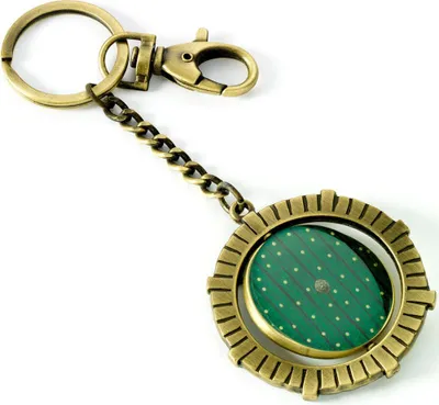 Produktbild von The Carat Shop The Lord Of The Rings Hobbit Door Schlüsselanhänger Golden Golden One Size