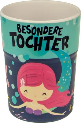 Produktbild von Kinderbecher aus Melamin, bruchsicher, für Mädchen