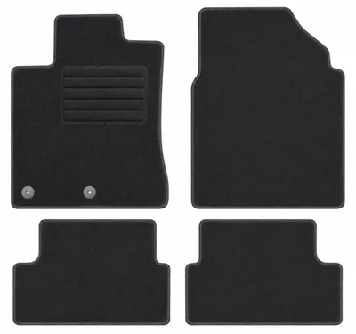 Produktbild von Fußmatten-Set für Nissan Qashqai 1 J10, 02/2007-01/2014, 4-teilig, Schwarz