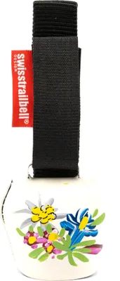 Produktbild von swisstrailbell® Edition weiß mit Alpenblumen, Trailbell, Bear Bell