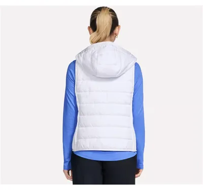 Immagine prodotto di Giacca imbottita con cappuccio da donna Skechers Performance Elite Cozy Fit, colore bianco, taglia M