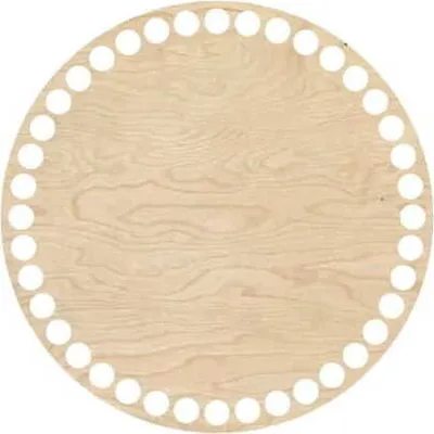 Produktbild von Sperrholzsockel / Runder Sockel Durchmesser 17cm / Korbboden / Häkelkorb / Wohndekoration / Holzkorbboden / runder Häkelkorb / verschiedene Größen und Motive / Sockel zum Häkeln / Stricken / Häkelzubehör / Zubehör für Handarbeiten /