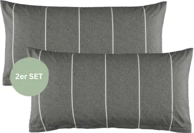 Produktbild von ESPRIT Renforcé Kissenbezüge und Bettwäsche HARPLINES Anthrazit