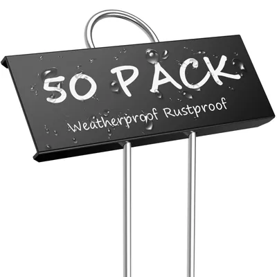 Produktbild von 50 Stück Metall-Pflanzenetiketten für Gartenpflanzen