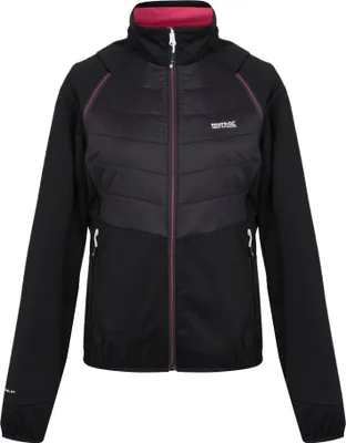 Produktbild von Regatta - "Steren II" Hybridjacke für Damen RG10401 (38 DE) (Schwarz/Flamingo-Rosa)