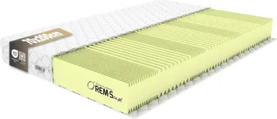 Produktbild von REM-SEN Matratze Classic 70x200cm Höhe 15 cm H3 7-Zonen Polyurethanschaum Atmungsaktiv Antiallergisch Membranhülle Premium