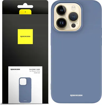 Immagine prodotto di Custodia in silicone SPACECASE Custodia in silicone per iPhone 14 Pro Blue