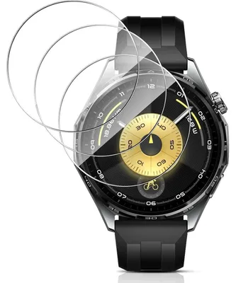 Produktbild von Schutzfolie für HUAWEI Watch GT 6 46 mm, 3 Stück, 2.5D Panzerglas, Anti-Bubble, Touch Sensitive
