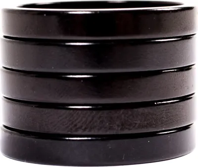 Produktbild von 5 Stück Alu Spacer 5mm A HEAD Fahrrad Vorbau Distanz Ring 1 1/8 Zoll Steuersatz