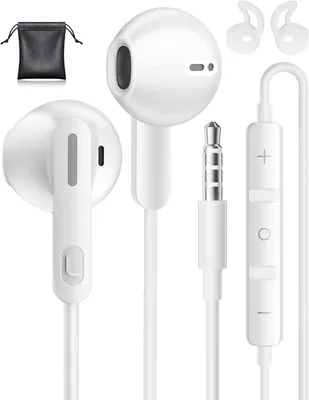 Produktbild von Kopfhörer mit Kabel Klinke In-Ear Kopfhörer Universelle Kompatibilität Weiß
