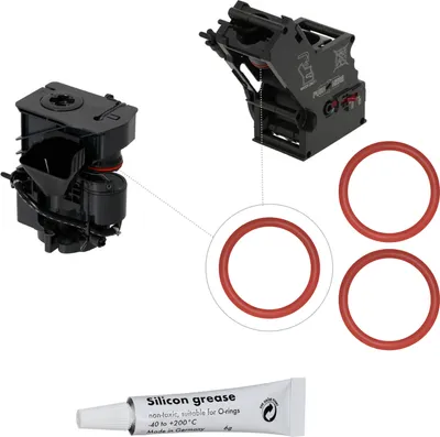Produktbild von 3 x O-Ring + 6g Silikonfett | passend für Siemens EQ3 EQ5 EQ6 EQ7 EQ8 EQ9