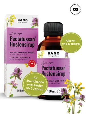 Produktbild von Pectatussan Hustensirup 100ml, Alkohol- und zuckerfrei