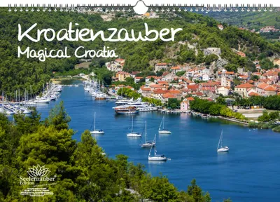 Produktbild von Kroatienzauber Immerwährender Kalender DIN A3 Kroatien - Seelenzauber